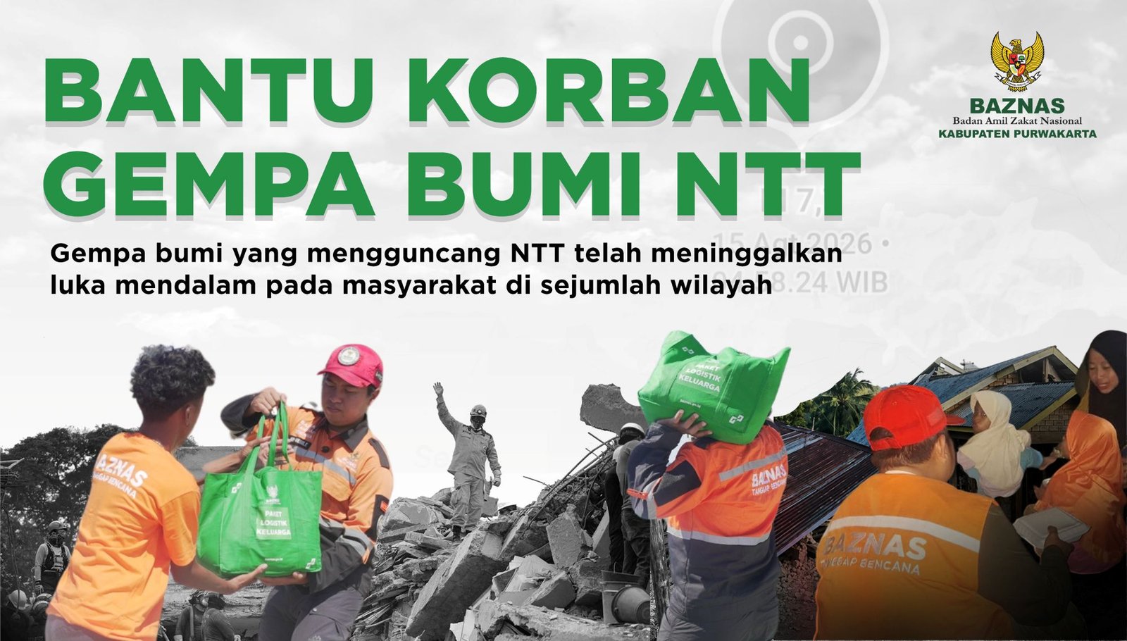 Bantu Korban Bencana Gempa Bumi di NTT